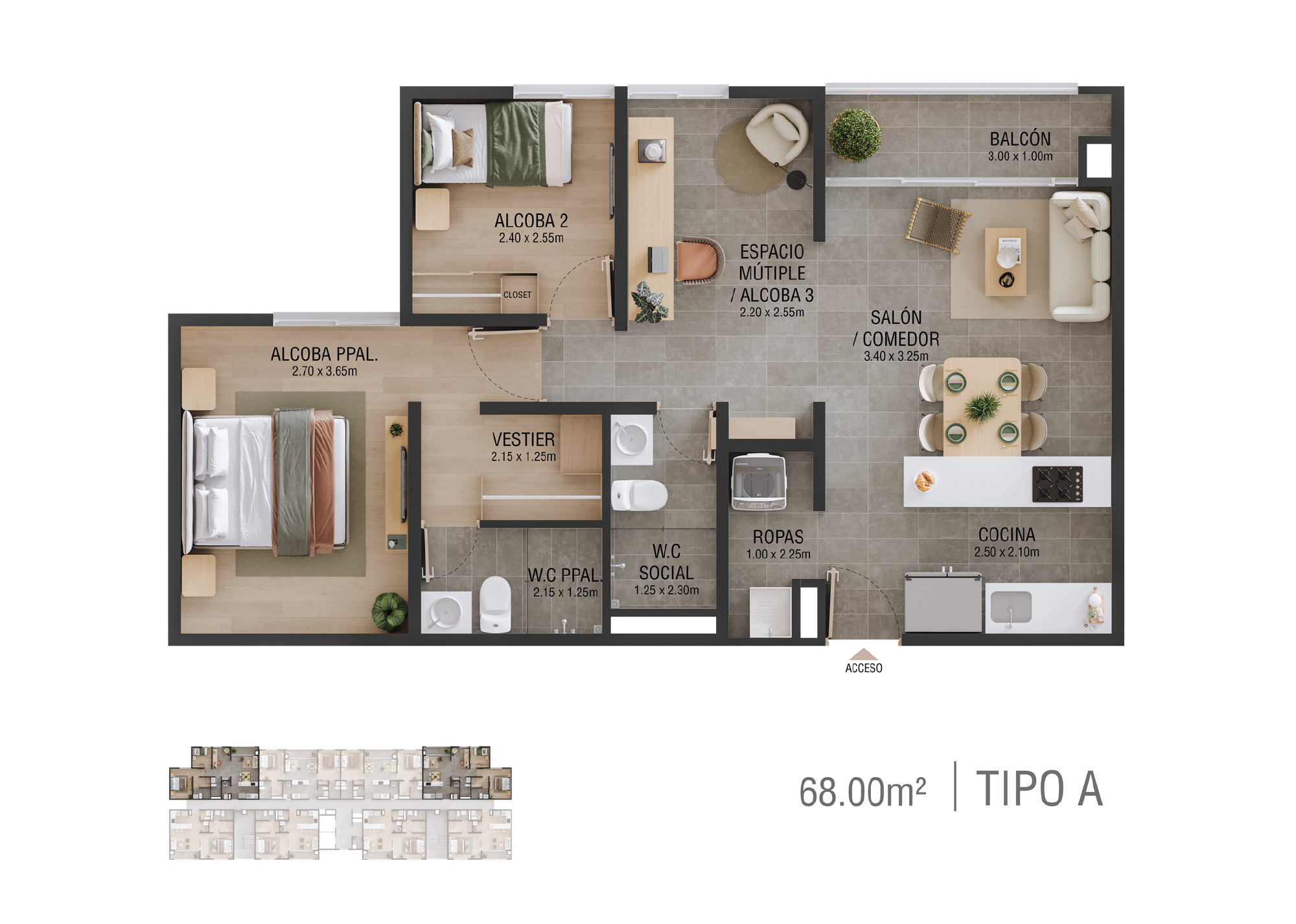  Tirrena Apartamentos Sabaneta La Toscana